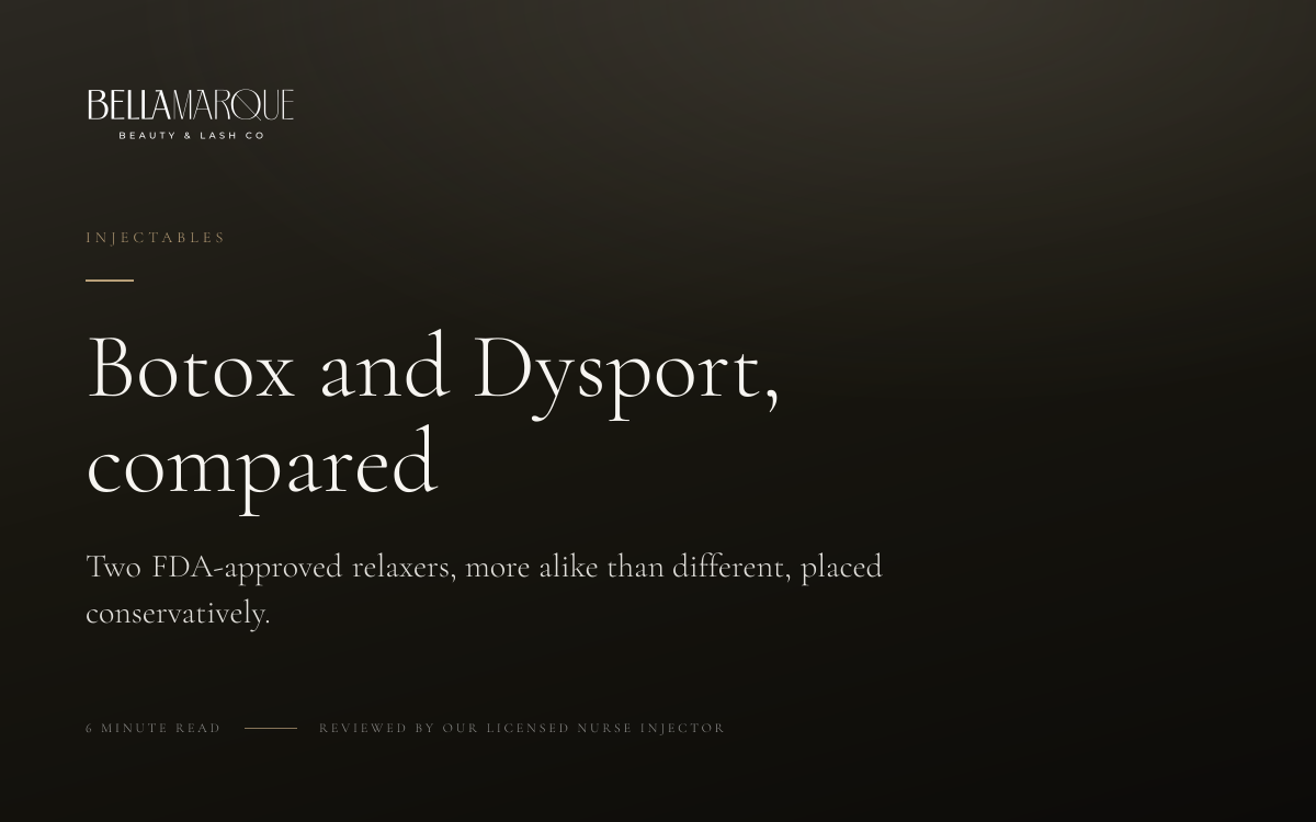 Botox and Dysport: how they differ, and how to choose
