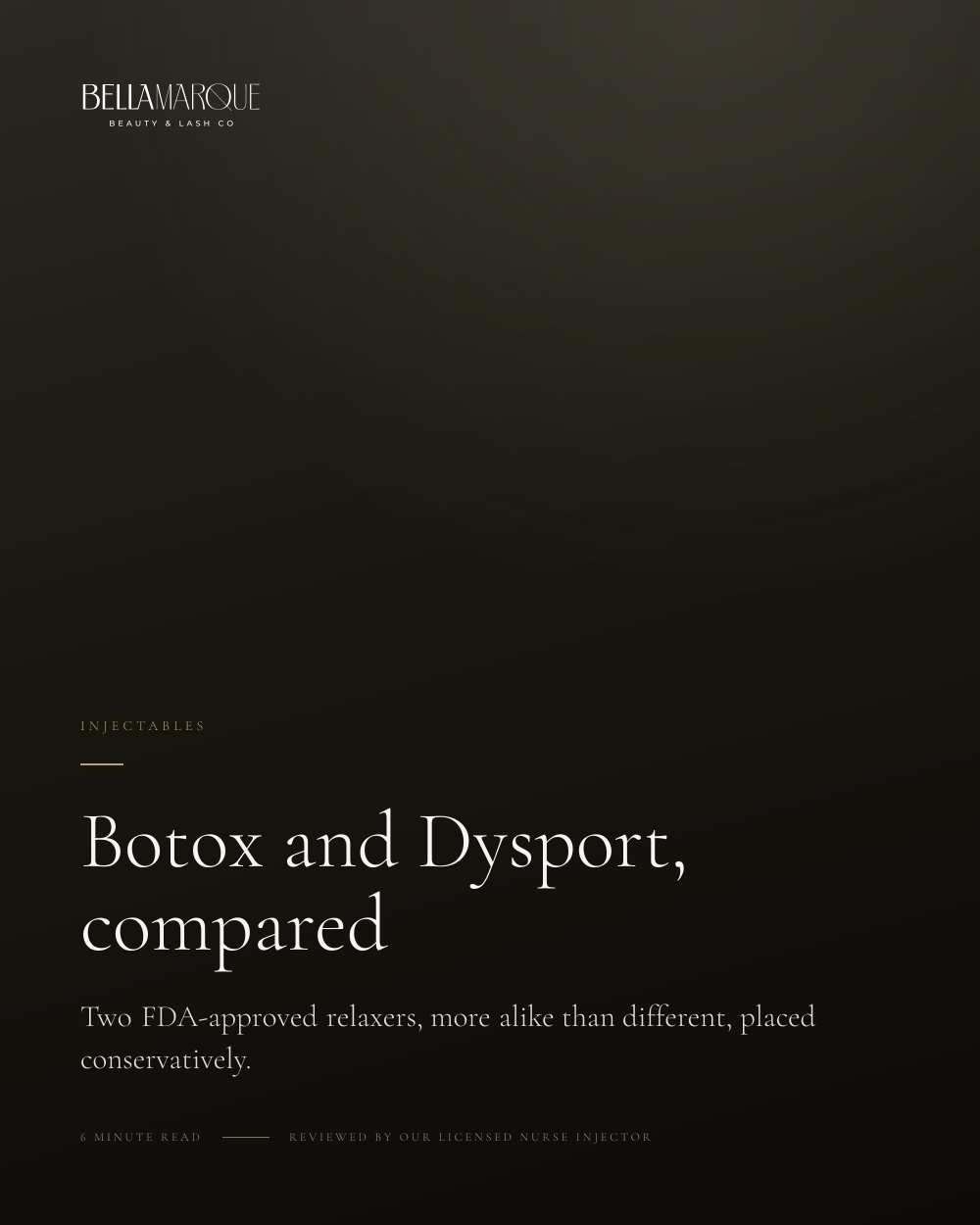 Botox and Dysport: how they differ, and how to choose