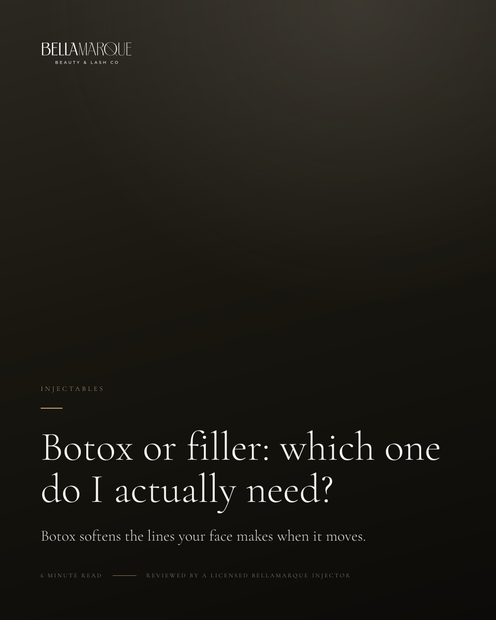 Botox or filler: which one do I actually need?