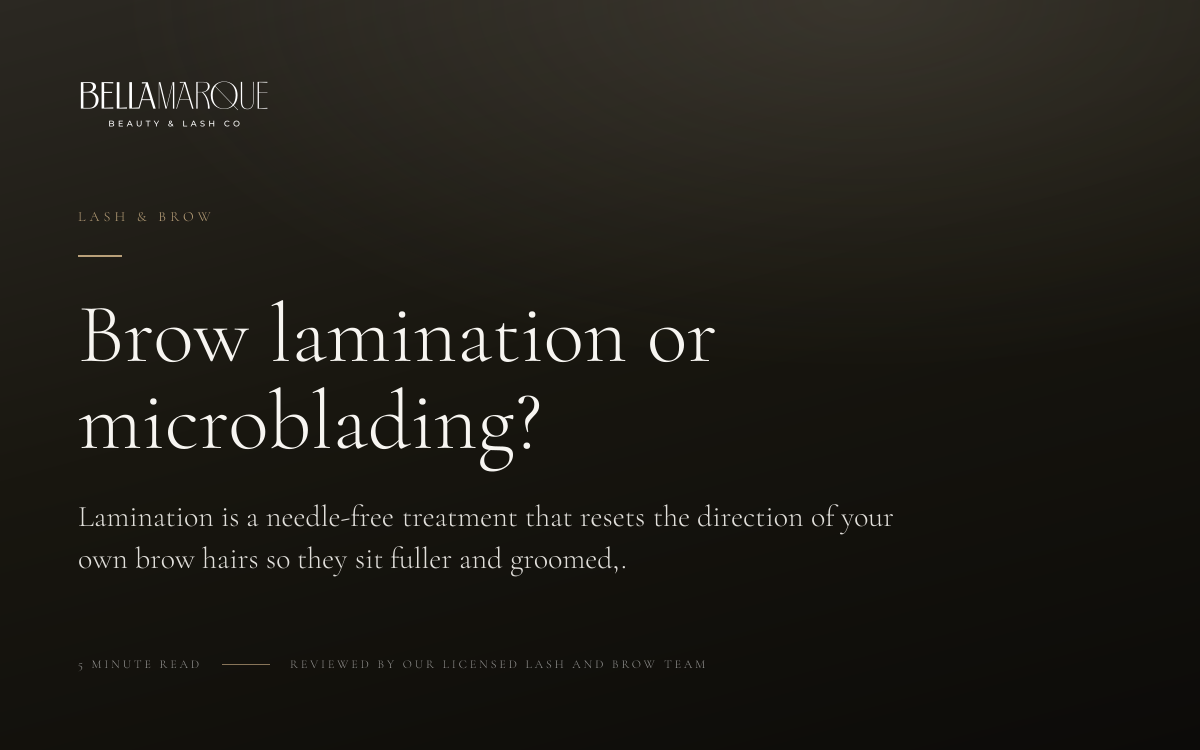 Brow lamination or microblading: what is the difference, and which lasts longer?
