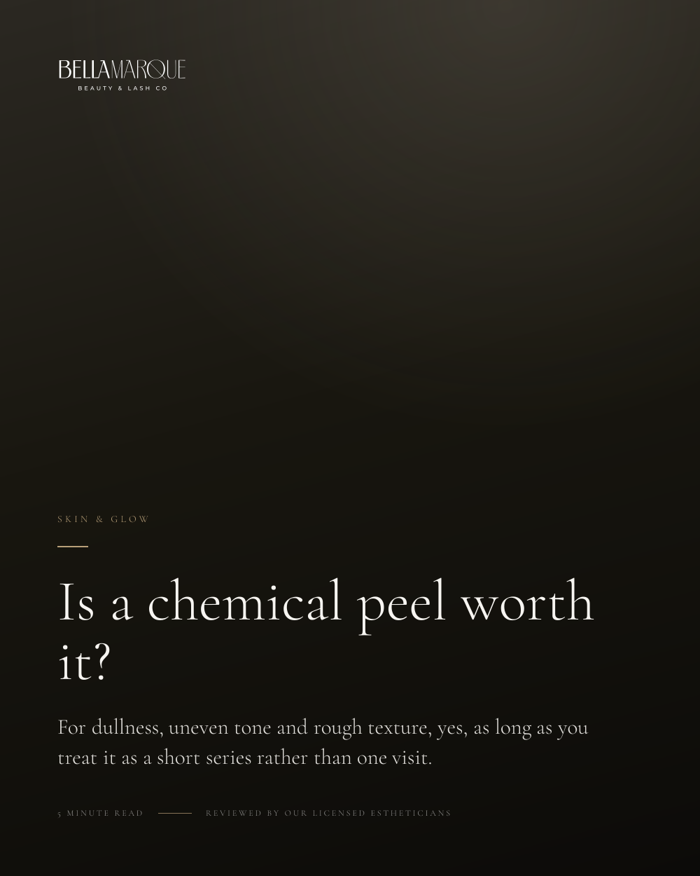Is a chemical peel worth it, and how much peeling is normal?
